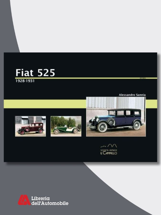 Libri automobilismo sulla storia e le evoluzioni della Fiat 525 con immagini e schede tecniche