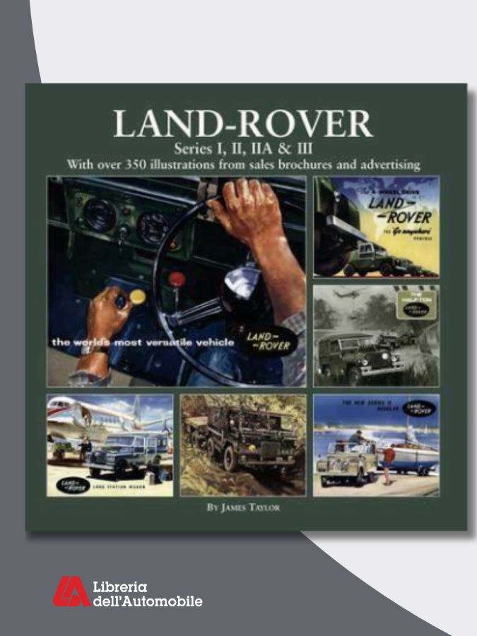 Libri automobilismo sull’evoluzione e le specifiche delle Land Rover con fotografie e dettagli storici
