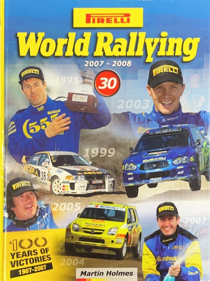 Libri rally sulla stagione 2007/2008 del Campionato del Mondo Rally, con foto, classifiche e approfondimenti tecnici