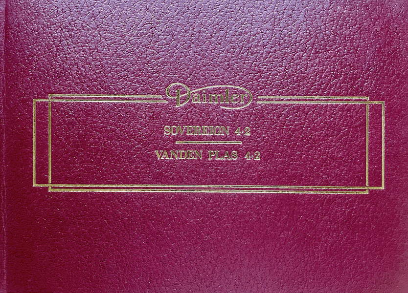 Daimler Sovereign 4.2 Vanden Plas 4.2 Serie III Uso E Manutenzione