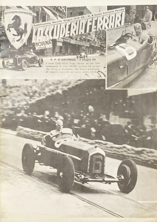La Scuderia Ferrari N. 4 Giugno 1934 XII