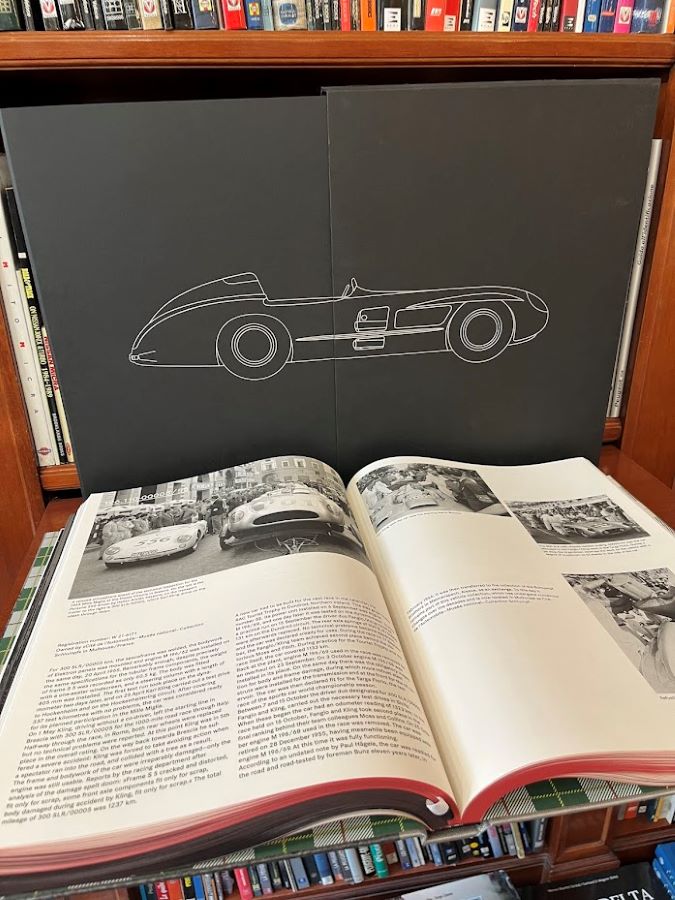 Libri automobilismo sulla carriera e le vittorie della leggendaria Mercedes-Benz 300 SLR negli anni ’50