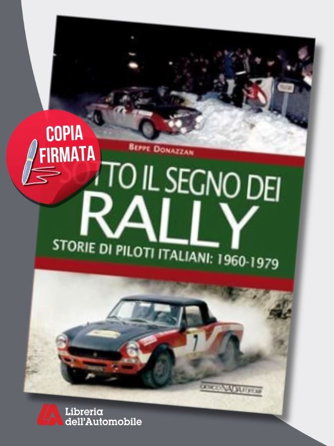 Libri rally sulle storie e le imprese dei piloti italiani dagli anni ’50 ai ’70, con focus su Sandro Munari e altri protagonisti