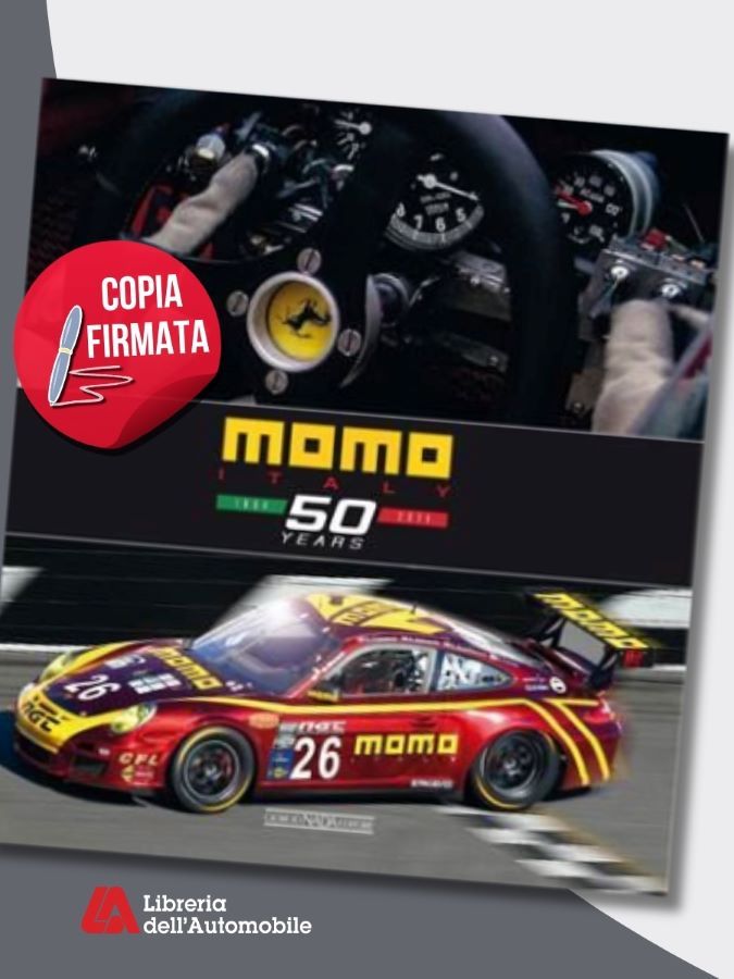 Libri automobilismo su Gianpiero Moretti e la storia del marchio Momo nel motorsport e nell’automotive