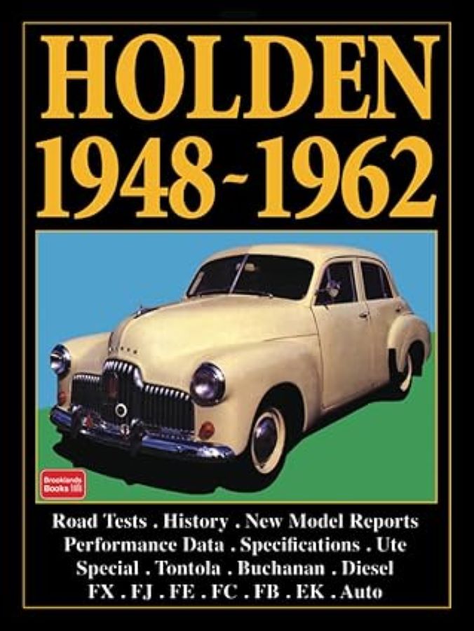 Libri automobilismo che documenta la storia e i modelli Holden dal 1948 al 1962