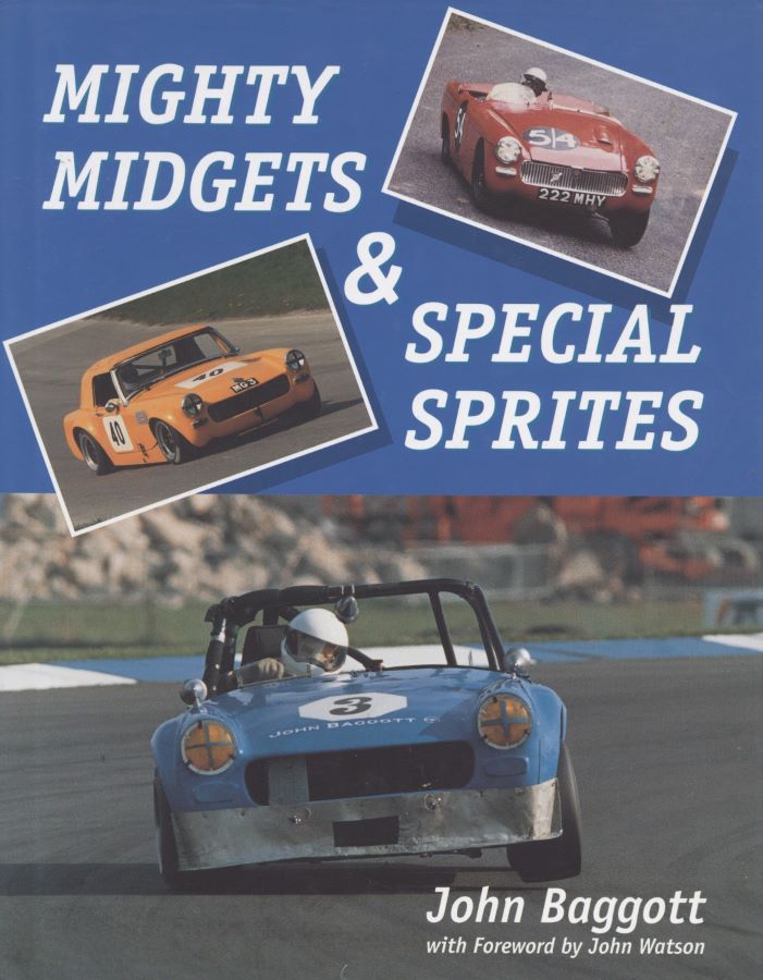 Libri automobilismo sulle MG Midget e Austin-Healey Sprite da competizione dagli anni ’50 agli ’80