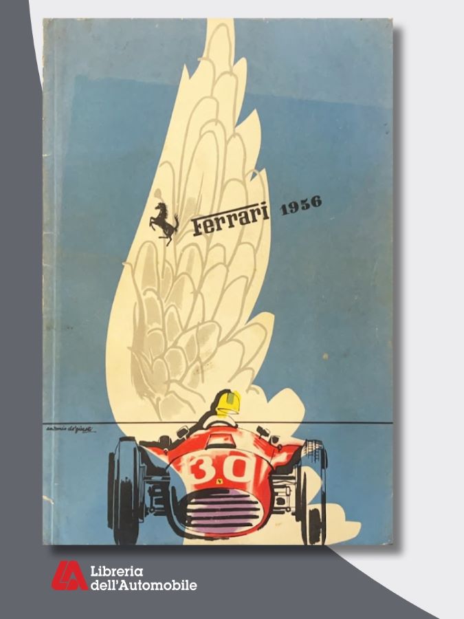 F1 yearbook Ferrari 1956 con resoconti della stagione e approfondimenti su modelli e attività della Scuderia
