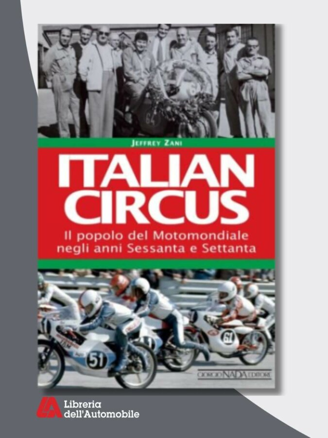 Manuali officina moto con ritratti e storie dei protagonisti del Motomondiale anni Settanta.