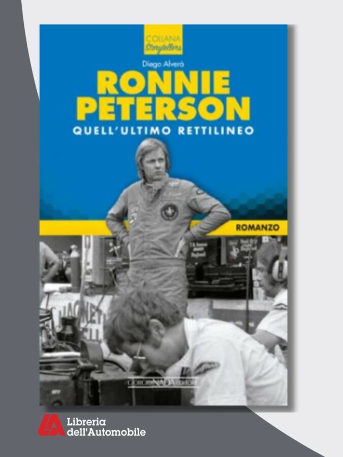 Libri formula 1 sulla vita e carriera del pilota Ronnie Peterson negli anni Settanta.