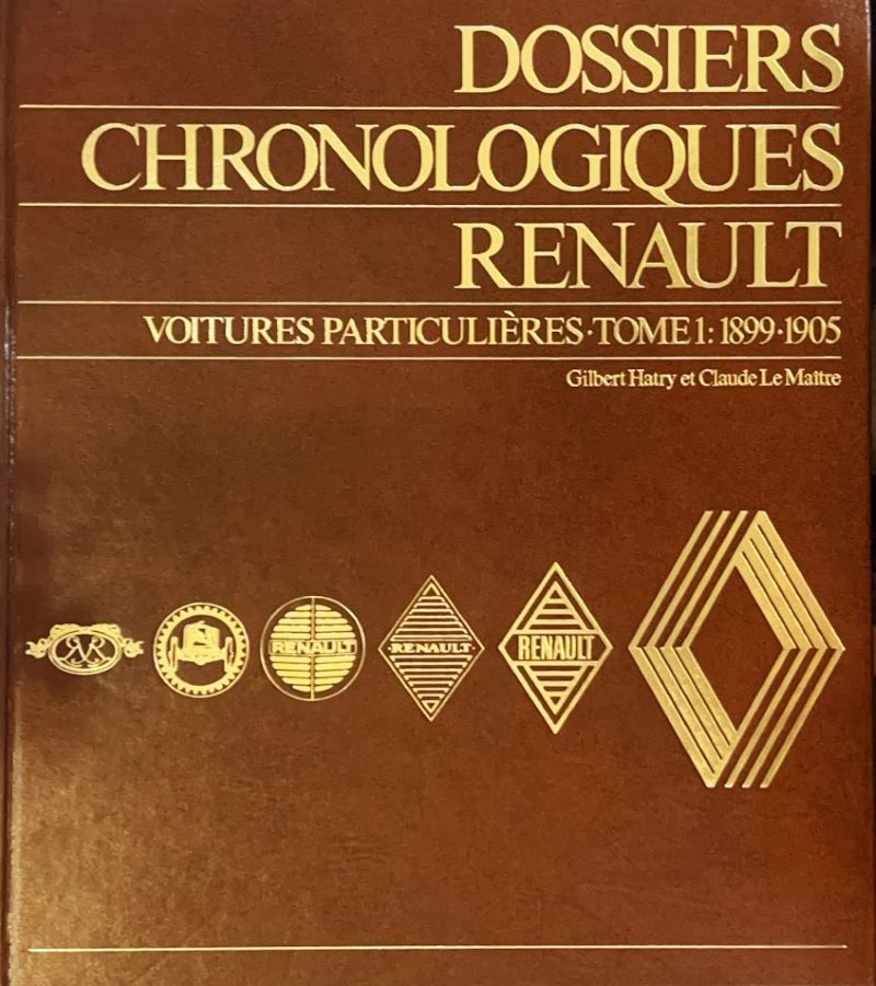 Libri automobilismo sulla Renault 1899-1905, origini e primi modelli storici del marchio