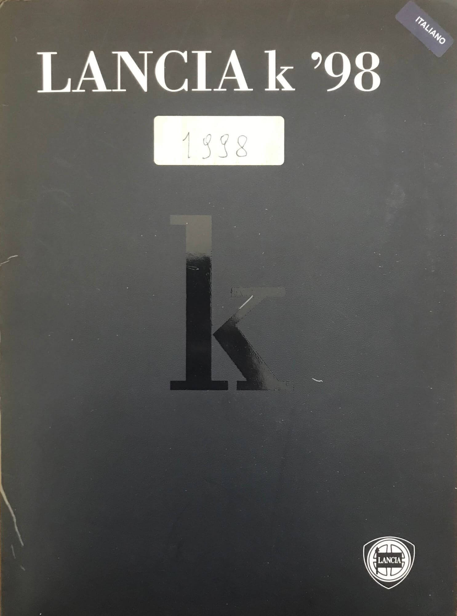 Lancia K 1994 Cartella Stampa/Press Kit