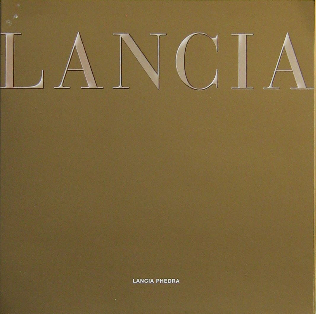 Lancia Phedra 2002 Brochure Di Presentazione