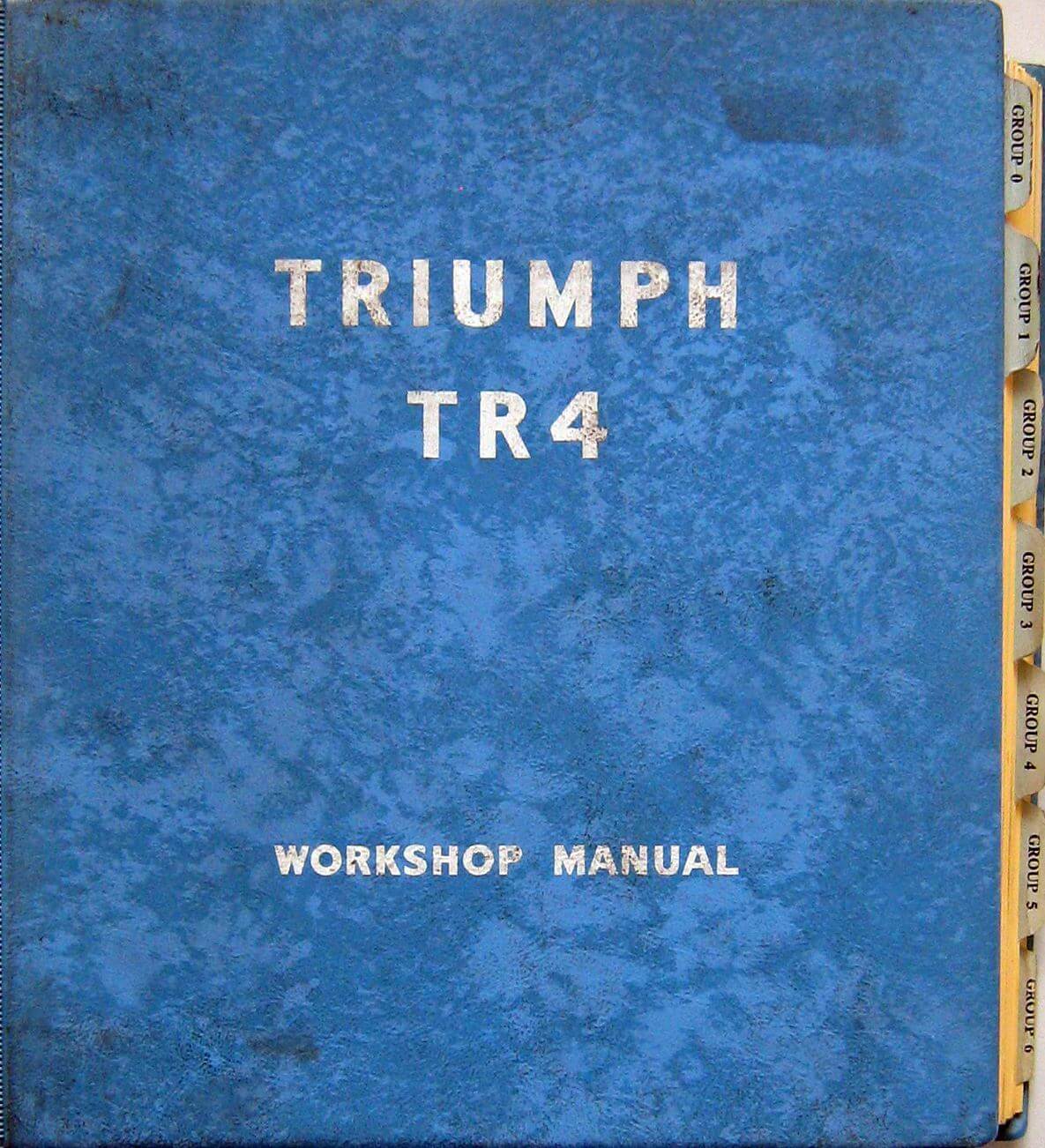 Triumph TR4 Workshop Manual
