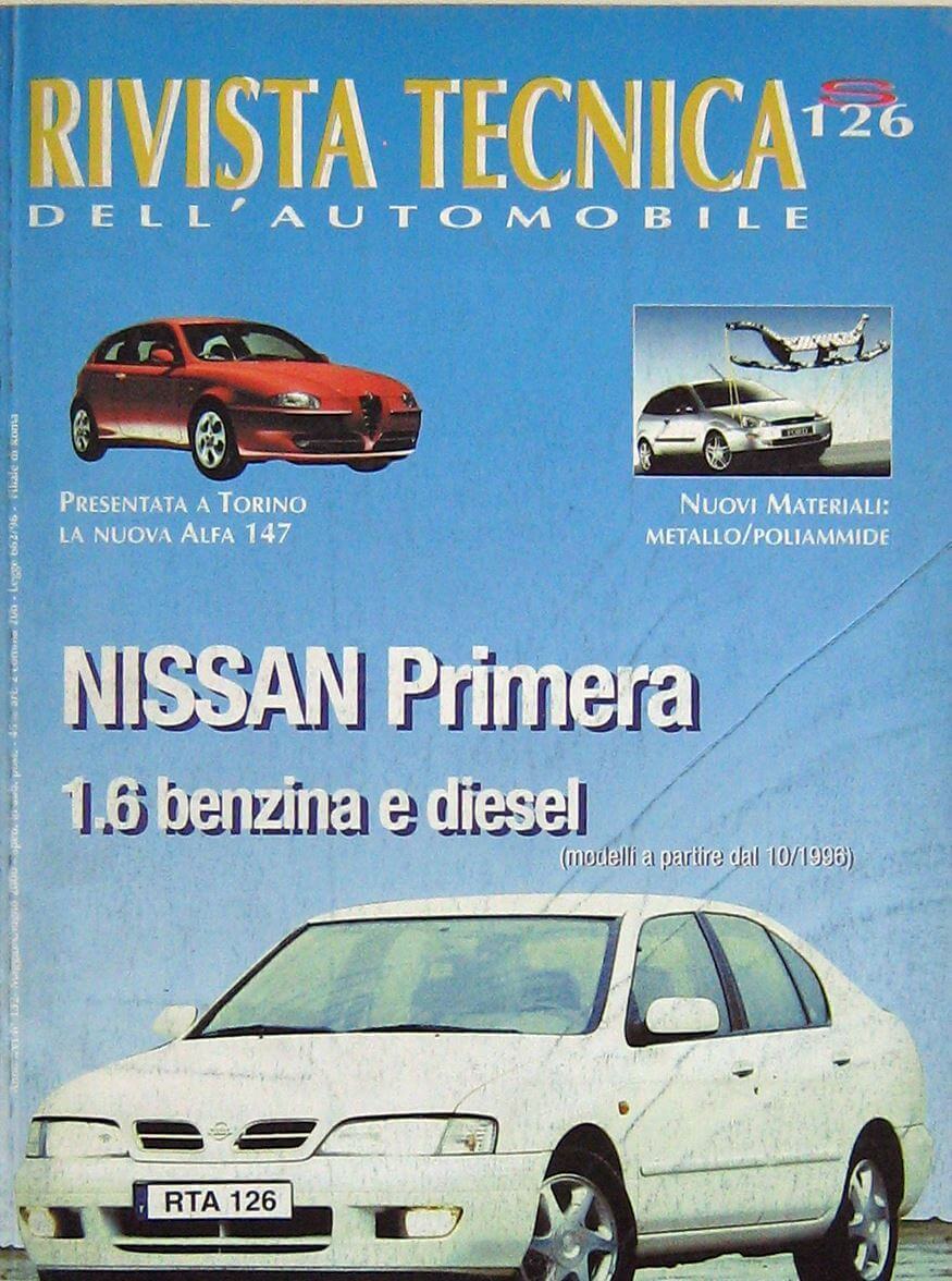 Nissan Primera Motore Diesel 2.2 Serie "Rivista Tecnica Dell'Automobile" N. 153
