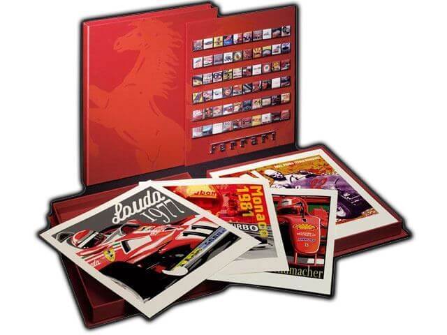 Ferrari Sessant’Anni In Sessanta Simboli 60 Smalti e 60 Litografie In Due Cofanetti - immagine 2