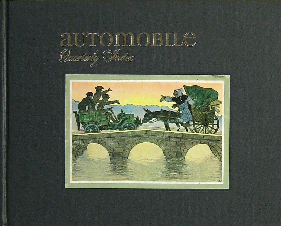 Automobile Quarterly Index Four Year Cumulative Index Volumes 1-2-3-4