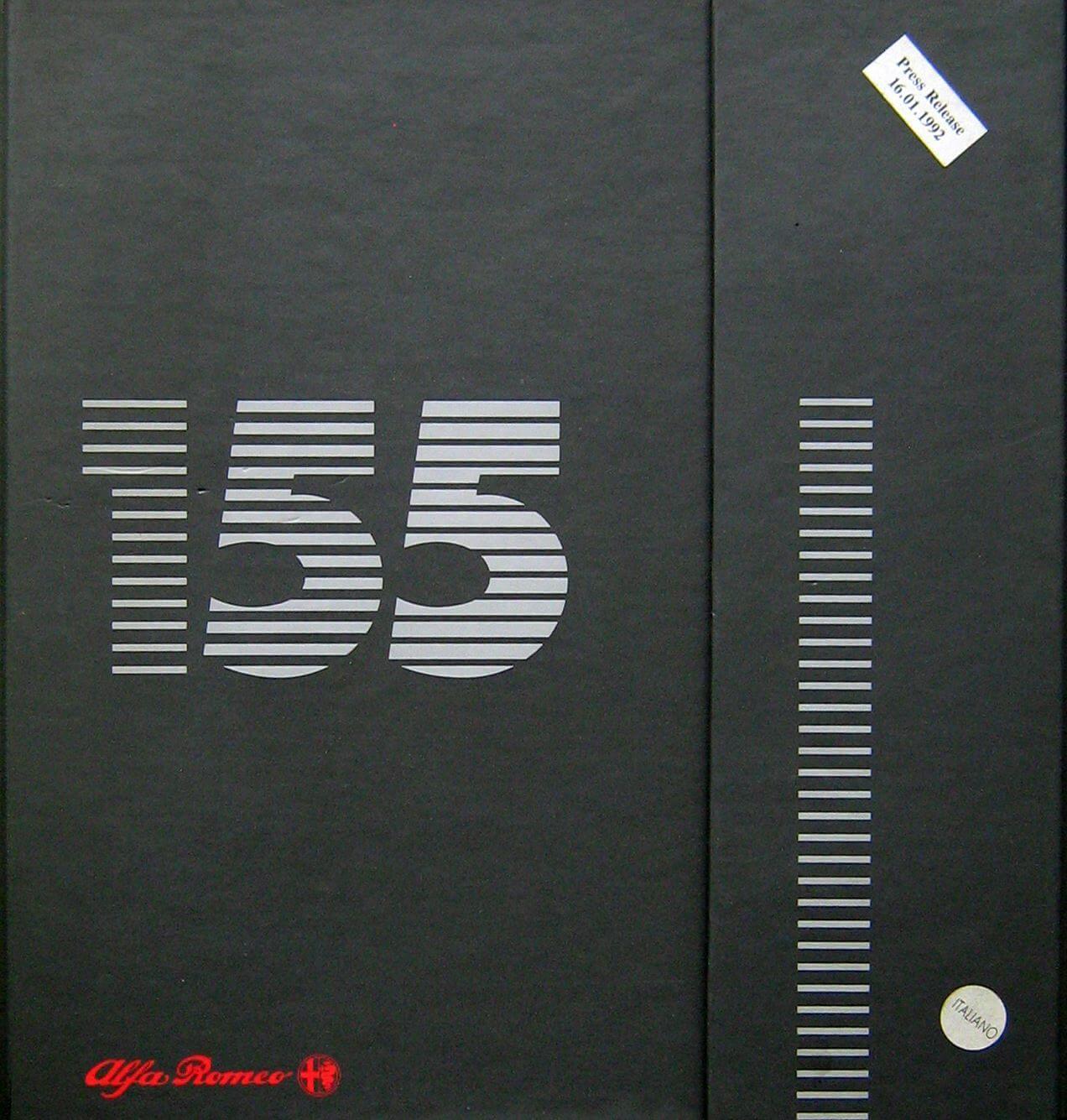 Alfa Romeo 155 Press Release 16-1-1992