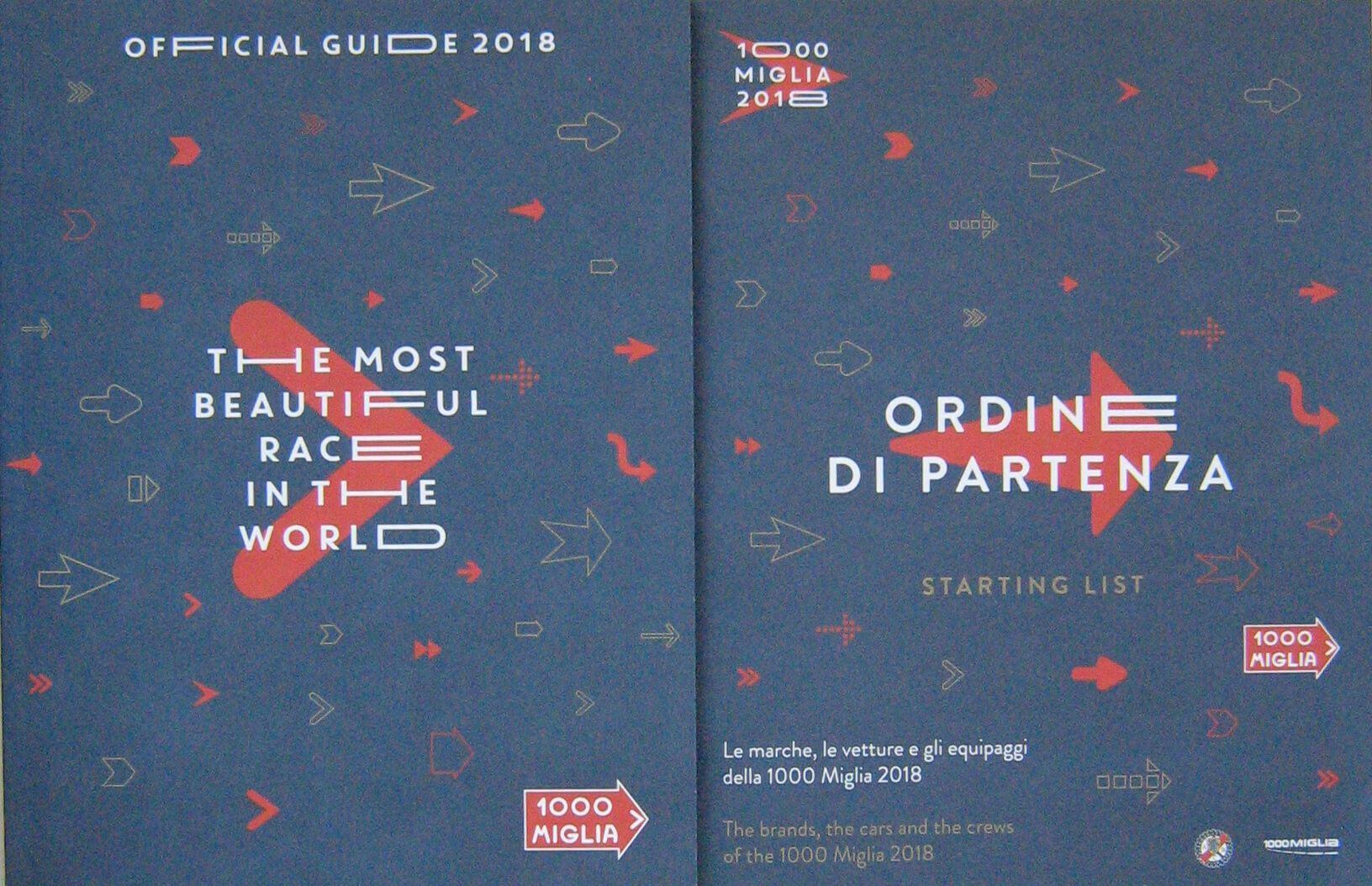Mille Miglia Official Guide 2018 + Ordine Di Partenza