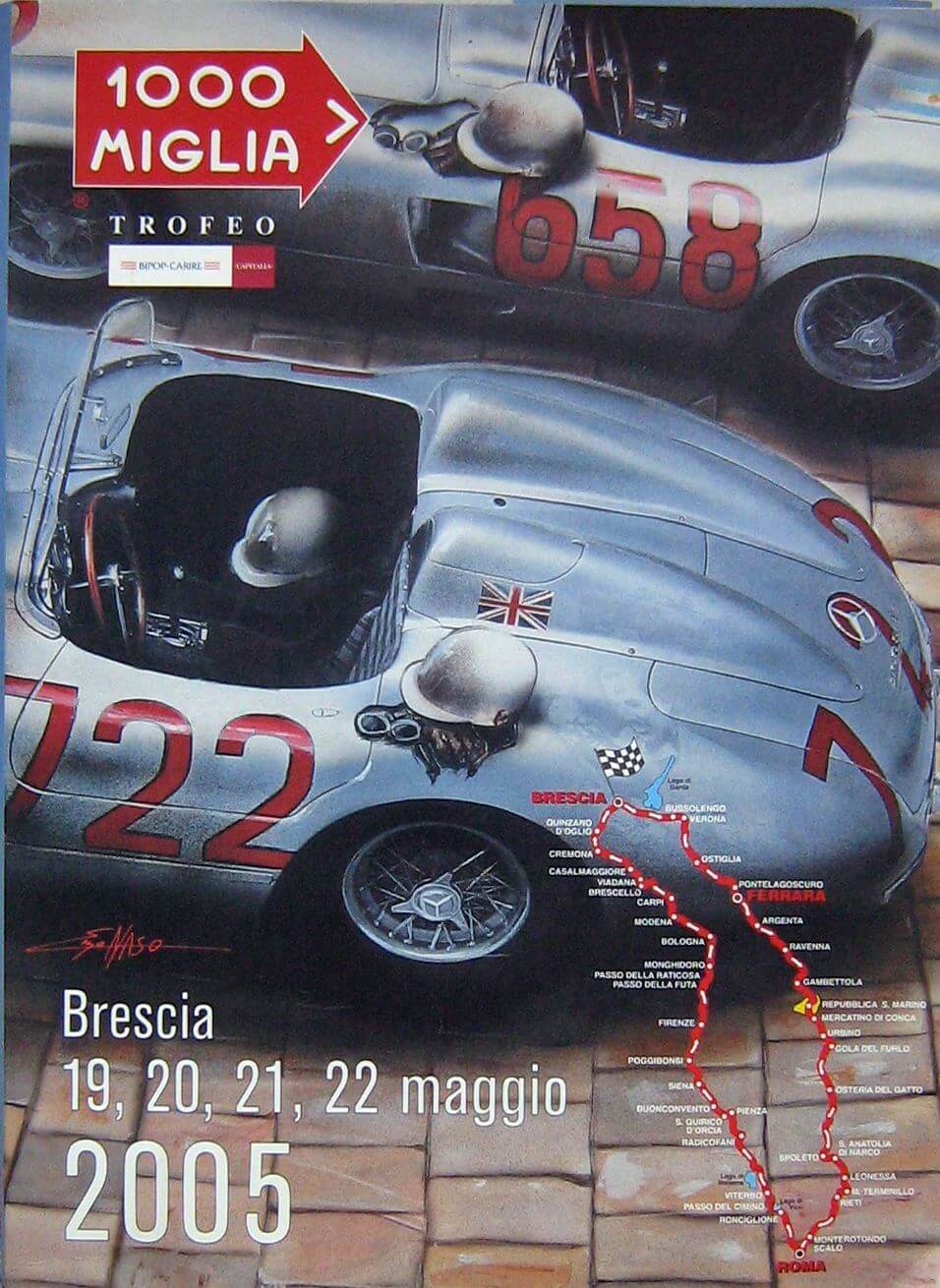 Mille Miglia 19-20-21-22 Maggio 2005 Press Kit/Dossier Stampa+Cd Rom