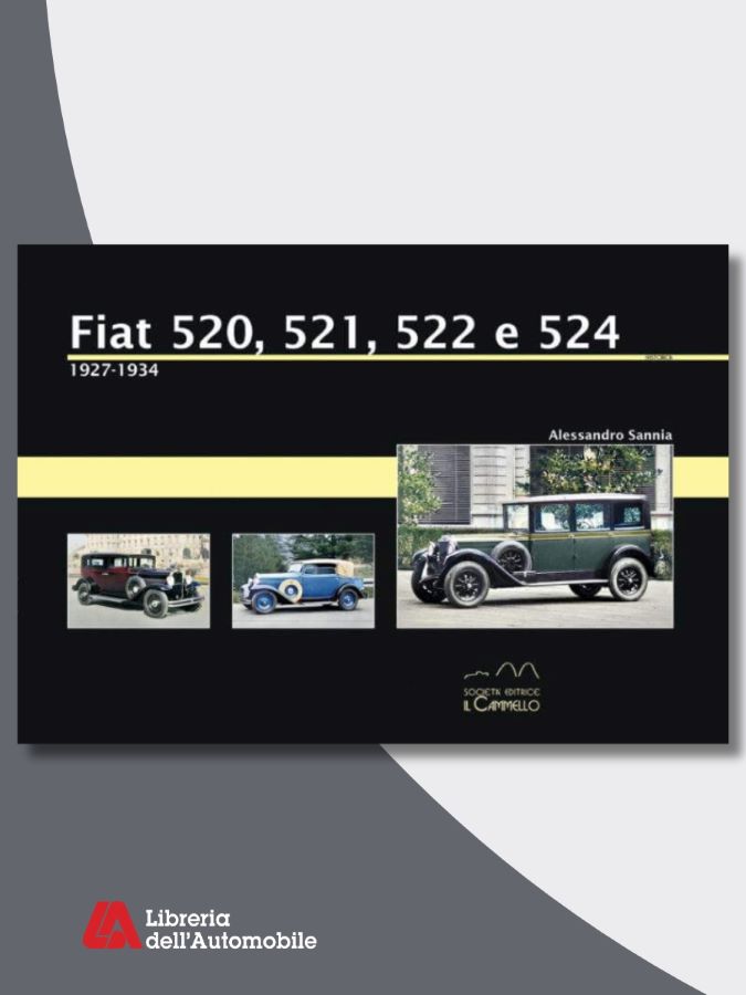 Libri automobilismo sulla storia e le evoluzioni delle Fiat 520, 521, 522 e 524 con immagini e schede tecniche