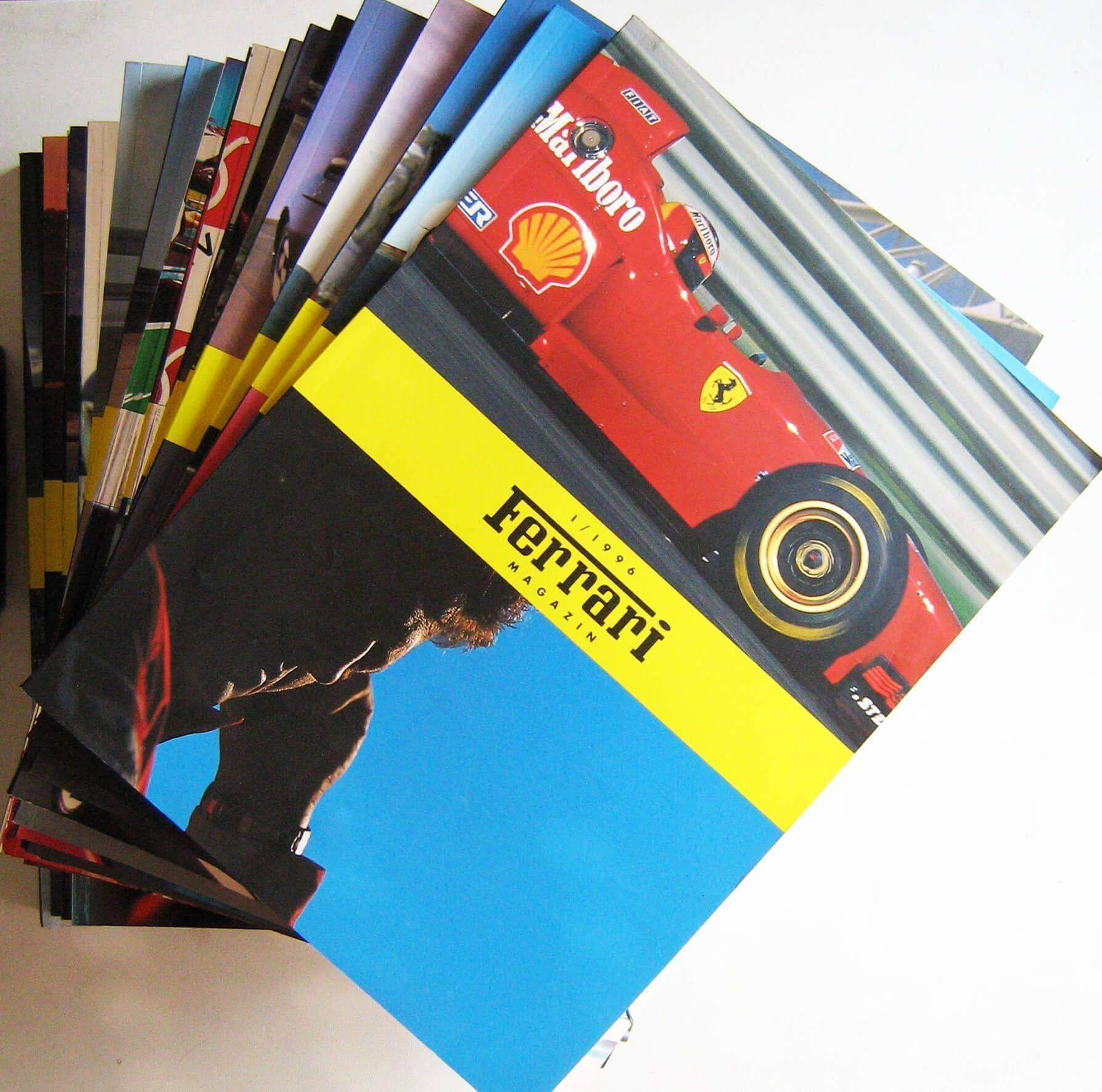 Serie Completa Ferrari Deutschland Magazin Dal N.1/1996 Al N.1/2007 (Totale Di 21 Riviste)