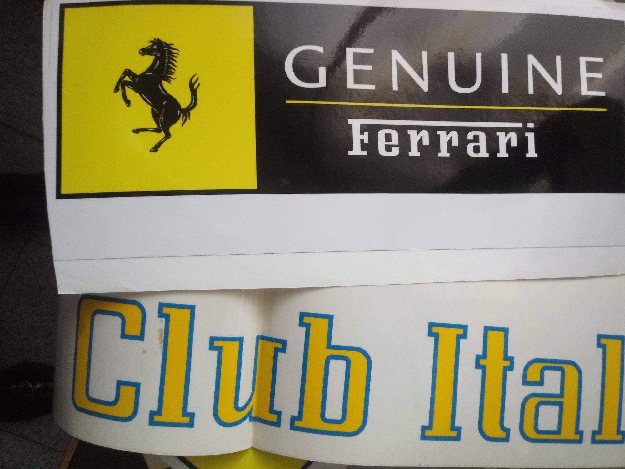 Adesivi / Sticker Ferrari