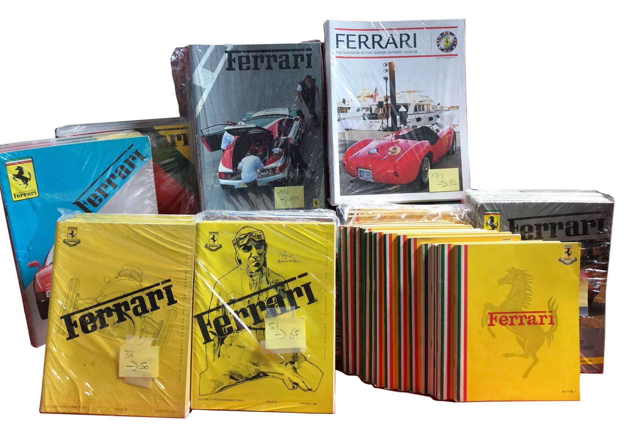 Serie Completa Ferrari Owner Club Of Great Britain (214 Numeri)