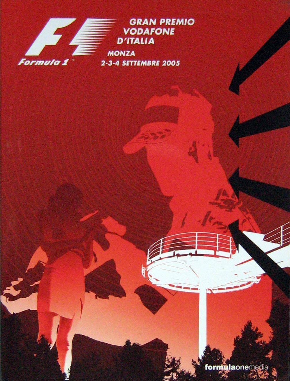 76° Gran Premio Vodafone D'Italia Monza 2-4 Sett.2005 Press Kit/Dossier Media