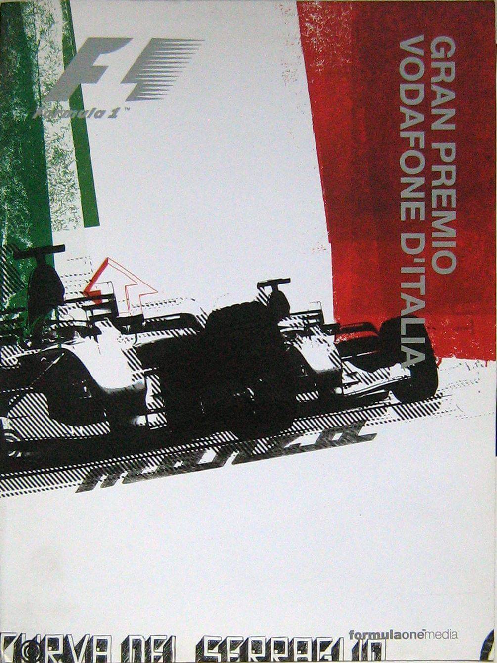 F1 Gran Premio Vodafone D'Italia Monza 2004 Informazioni Stampa/Dossier Media