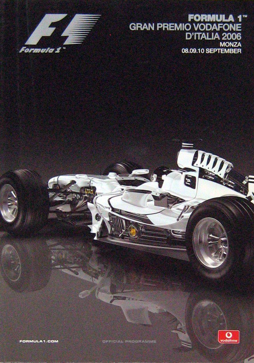 77° Gran Premio Vodafone D'Italia Monza 8-9-10 Settembre 2006 Programma Ufficiale