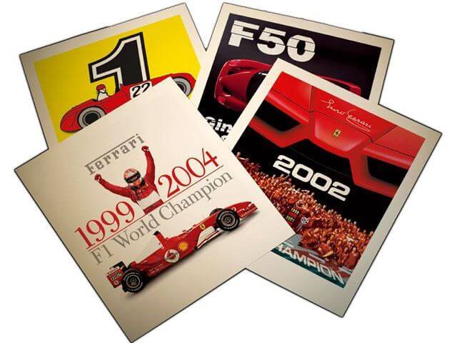 Ferrari Sessant’Anni In Sessanta Simboli 60 Smalti e 60 Litografie In Due Cofanetti - immagine 5