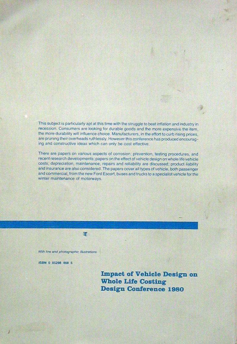 Impact Of Vehicle Design On Whole Life Costing - Image 2