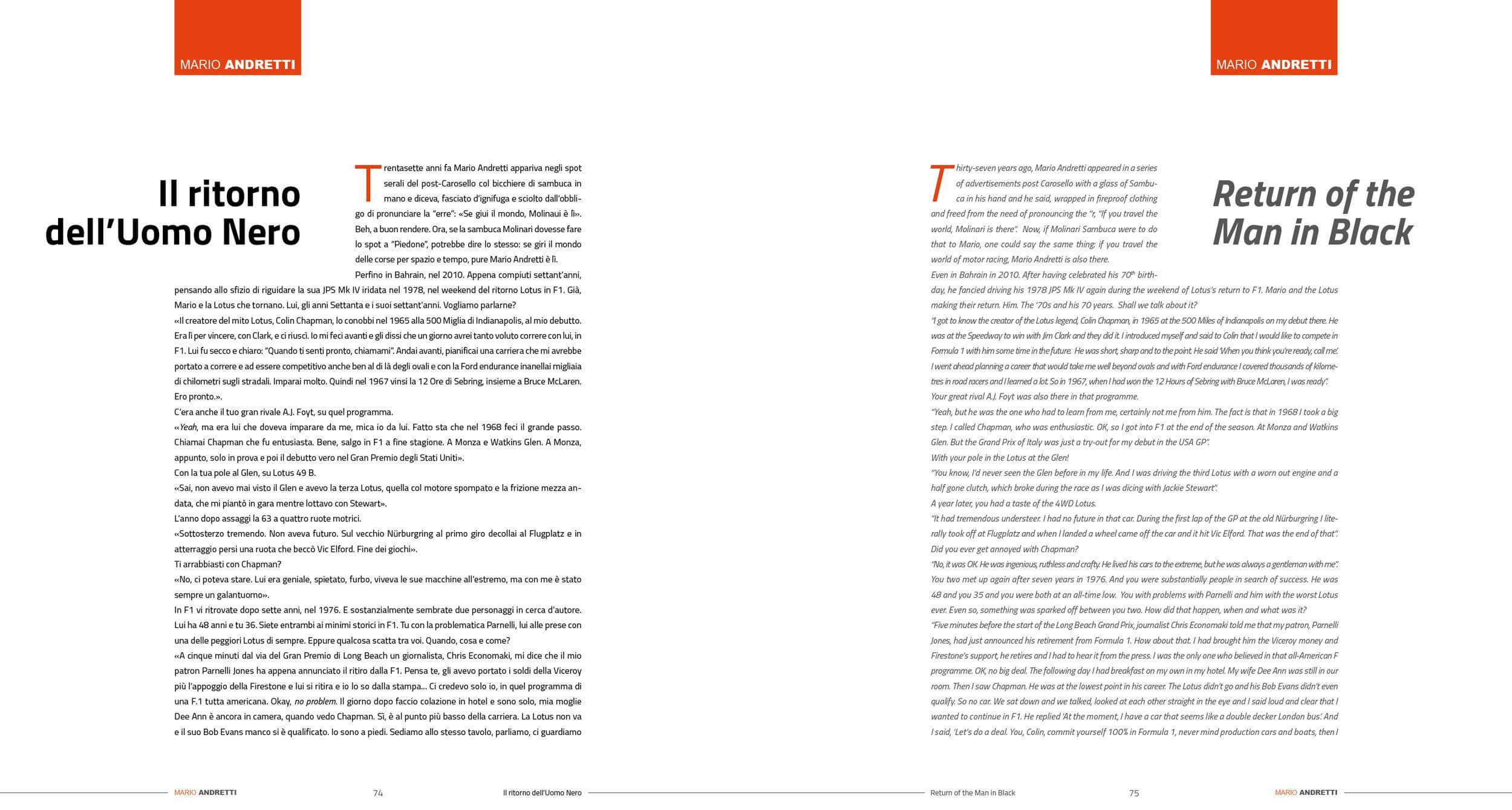 Mario Andretti Immagini Di Una Vita/A Life In Pictures - Image 4