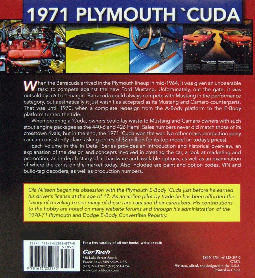 1971 Plymouth 'Cuda: Muscle Cars In Detail N. 2 - immagine 2