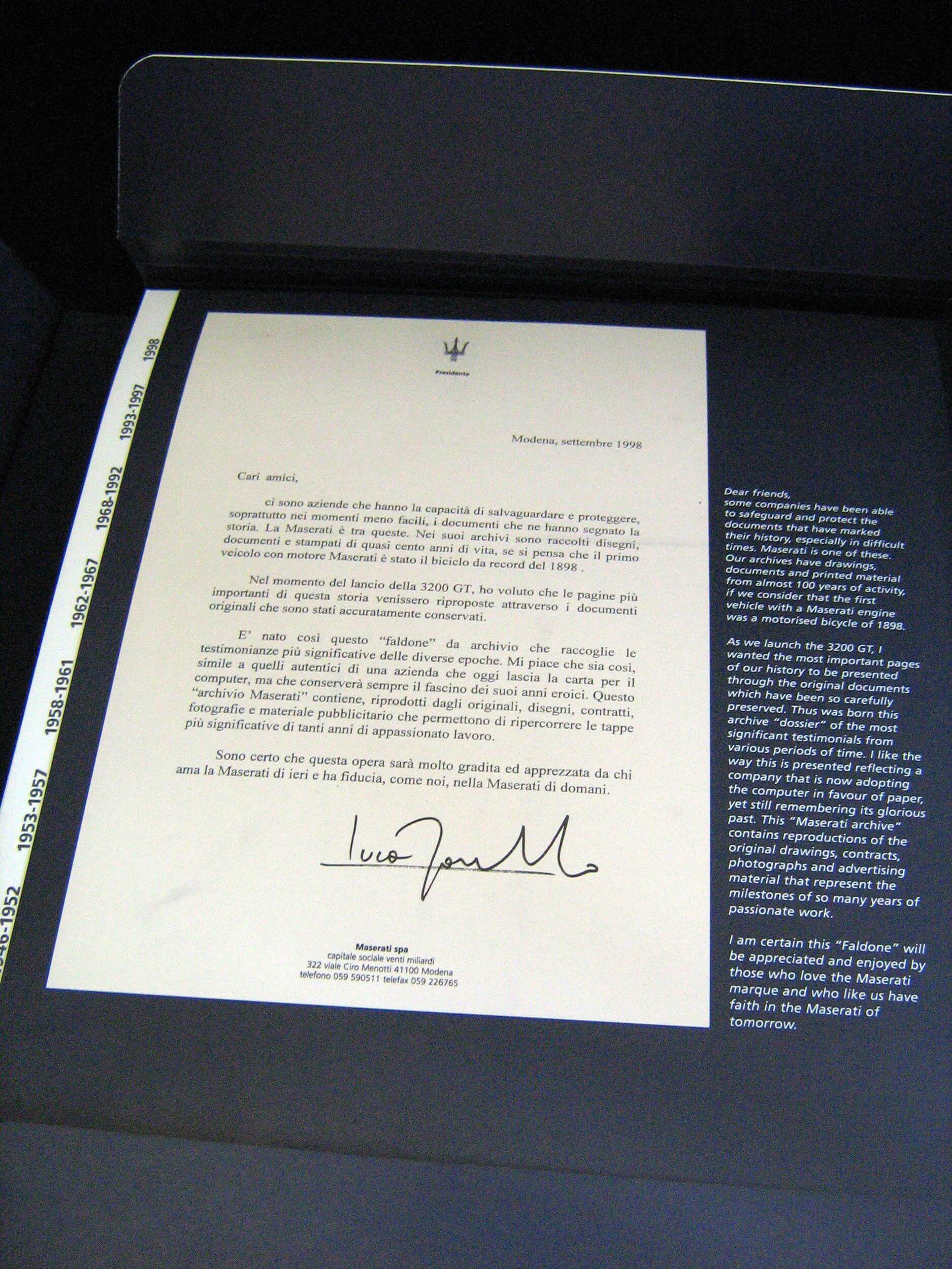 Archivio Maserati - Pubblicazione Ufficiale/Official Book - Image 3