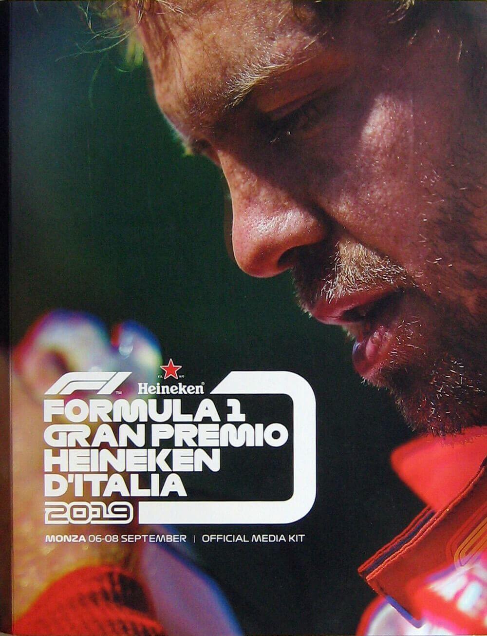90° Gran Premio Heineken D'Italia Monza 6-8 Sett.2019 Press Kit/Dossier Media