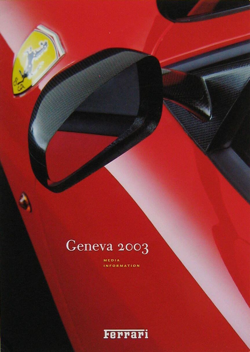 Ferrari Geneva 2003 Media Information
