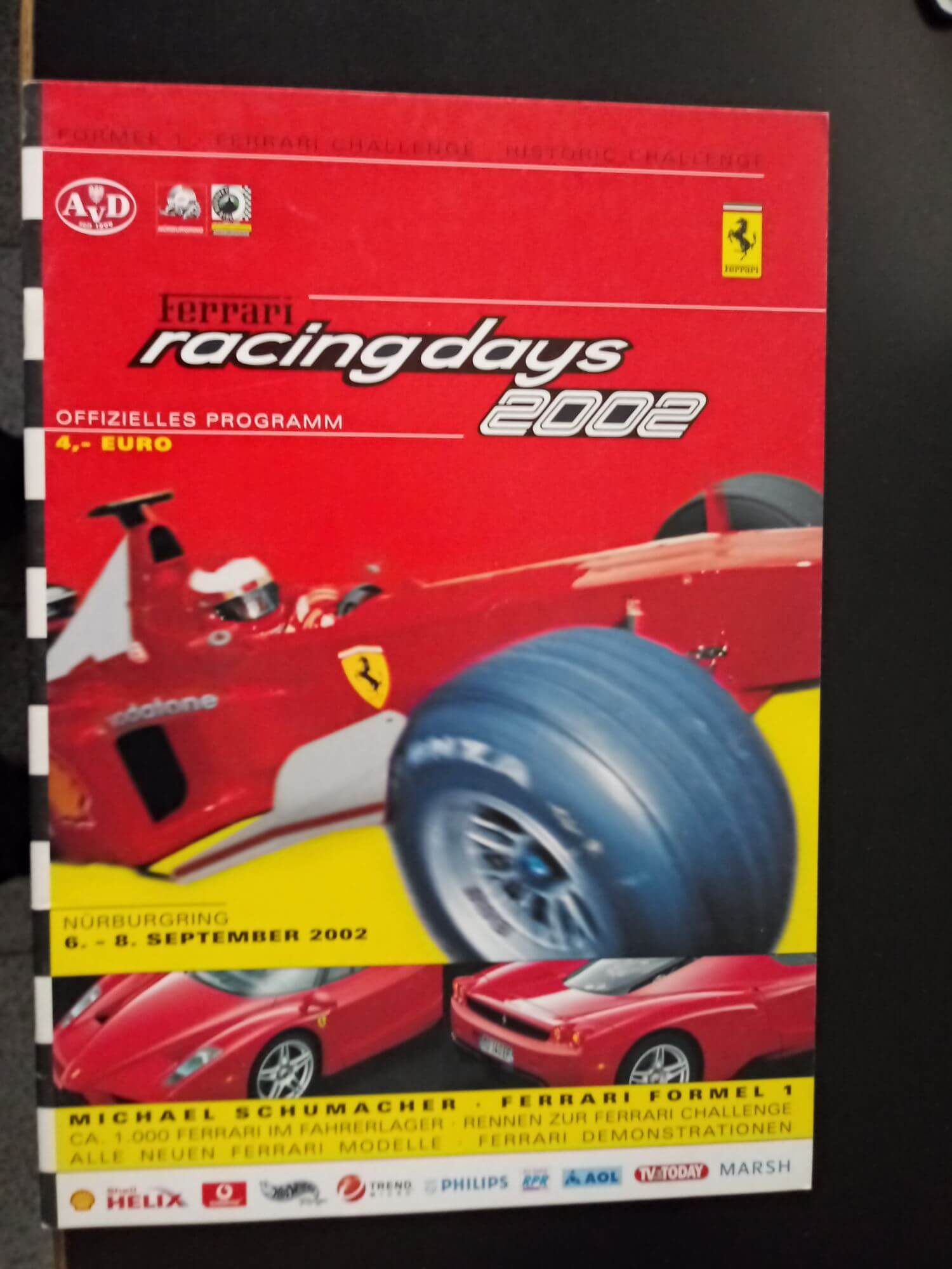 Ferrari Racing Days 2002:  Nurburgring 6-8 September