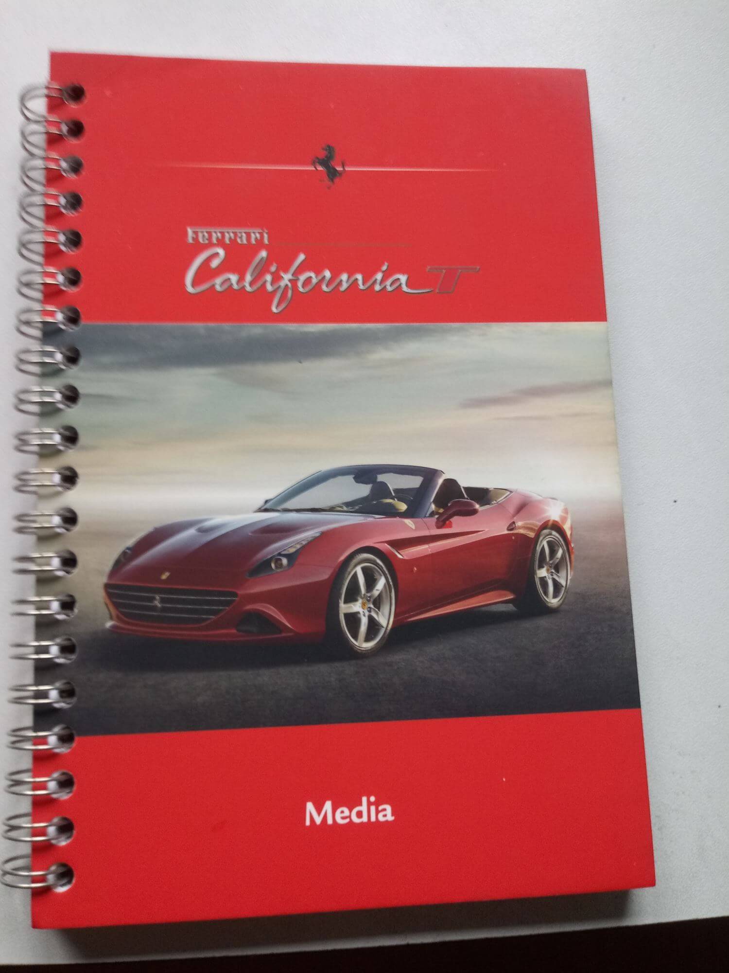 Ferrari California T Block Notes. Press Media Kit