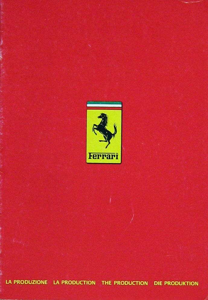 Ferrari La Produzione La Production The Production Die Produktion (268-83)