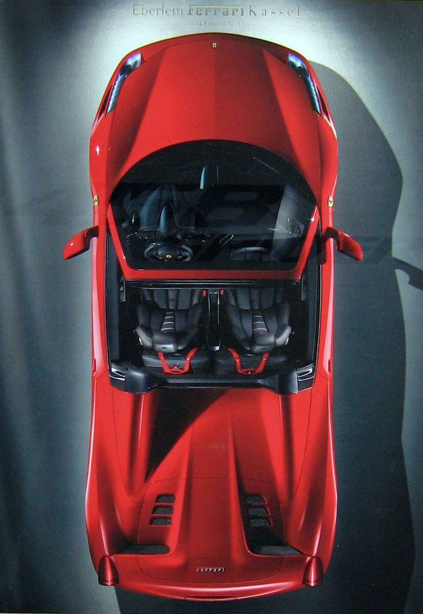 Block Notes Eberleim Ferrari Kassel 458 Spider