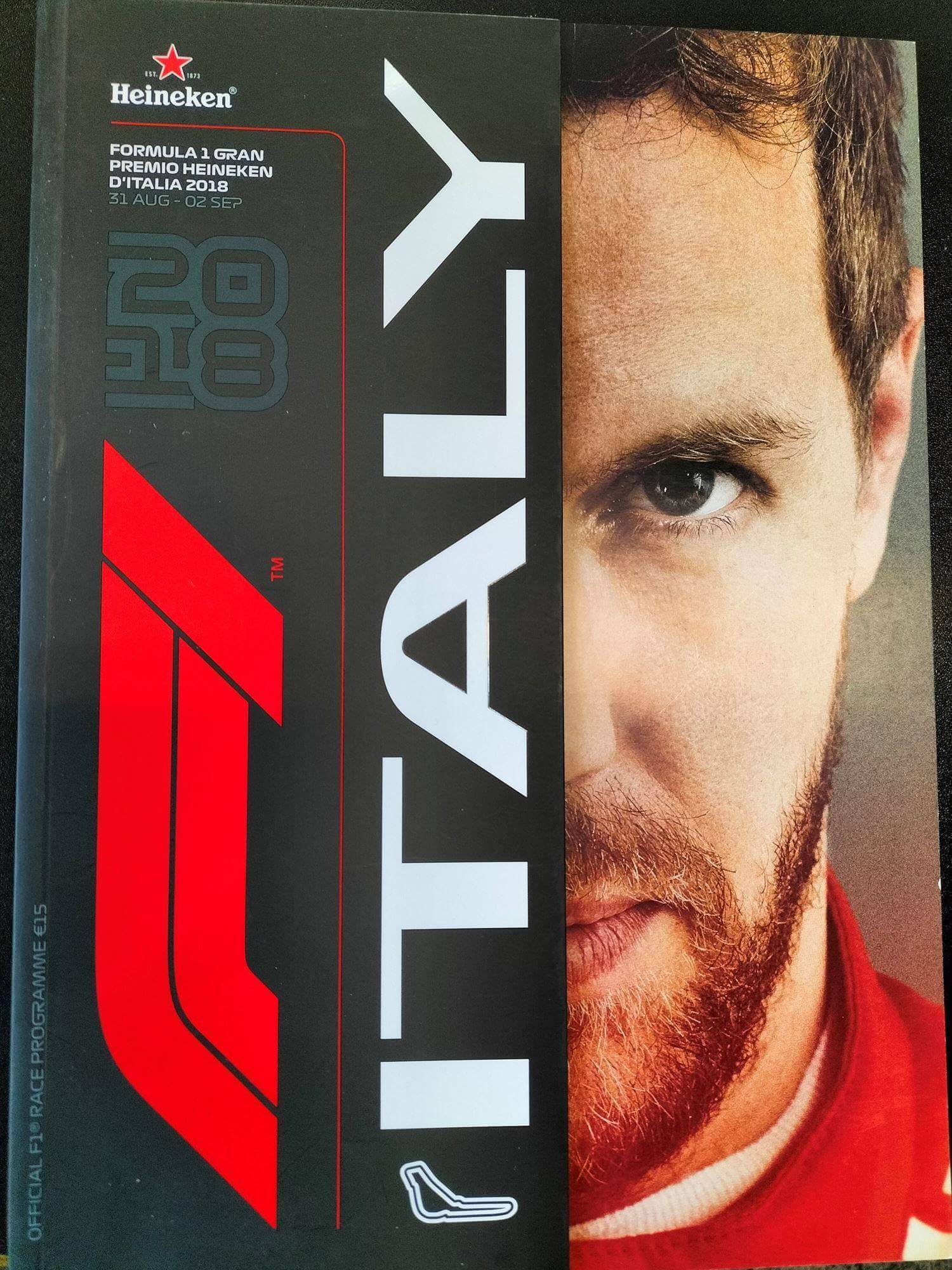 89° Gran Premio Heineken D'Italia Monza 31 Ago-02 Sett.2018 Programma Ufficiale