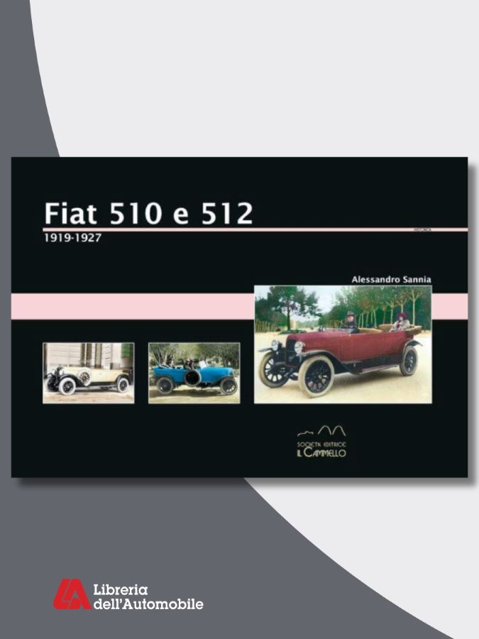Libri automobilismo sulla storia e le evoluzioni della Fiat 510 e 512 con immagini e schede tecniche