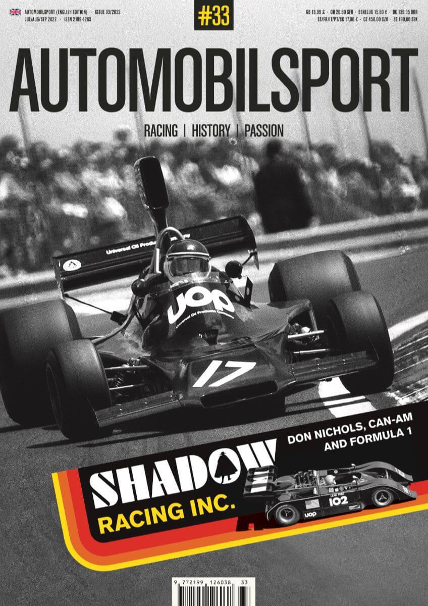 Automobilsport N.33: Special Shadow Racing Inc.