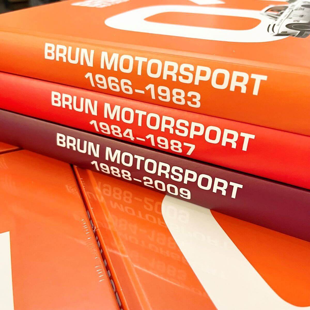 Brun Motorsport 1966 - 2009. Limited edition of 3 Volumes in slipcase
