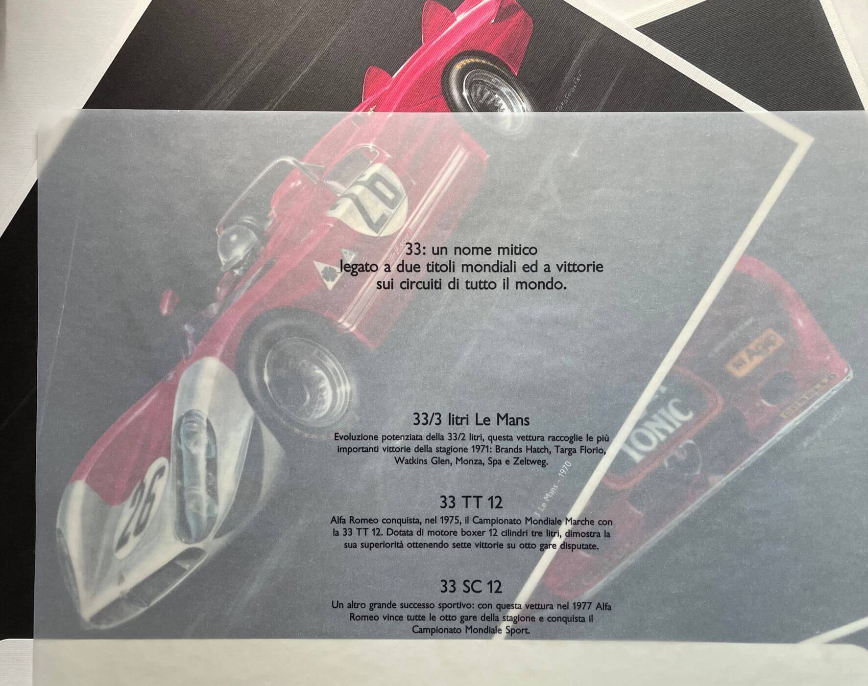 Alfa 33 Alfaday Stampe - Image 2