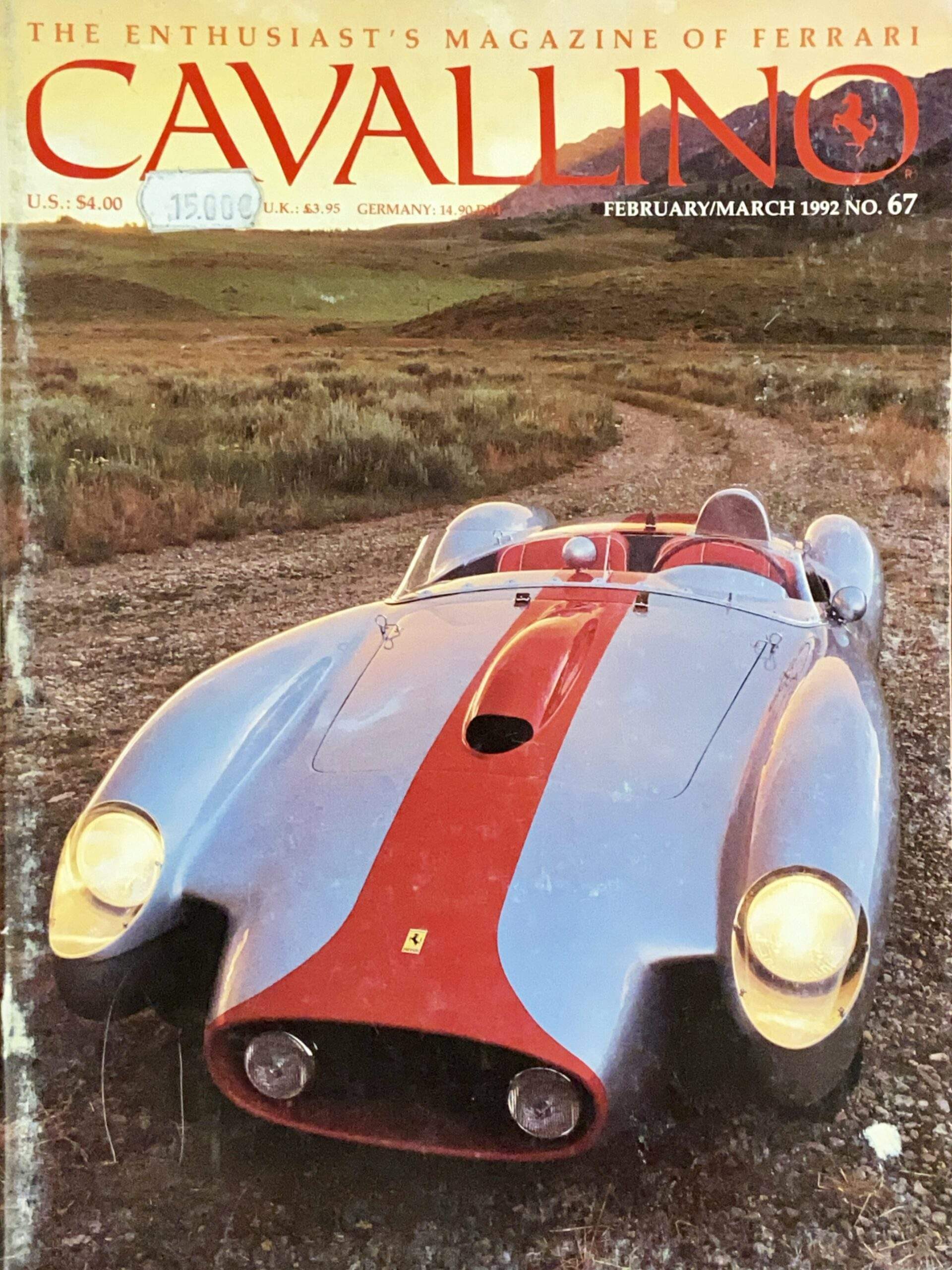 Cavallino Magazine For Ferrari Enthusiasts N.67/1992