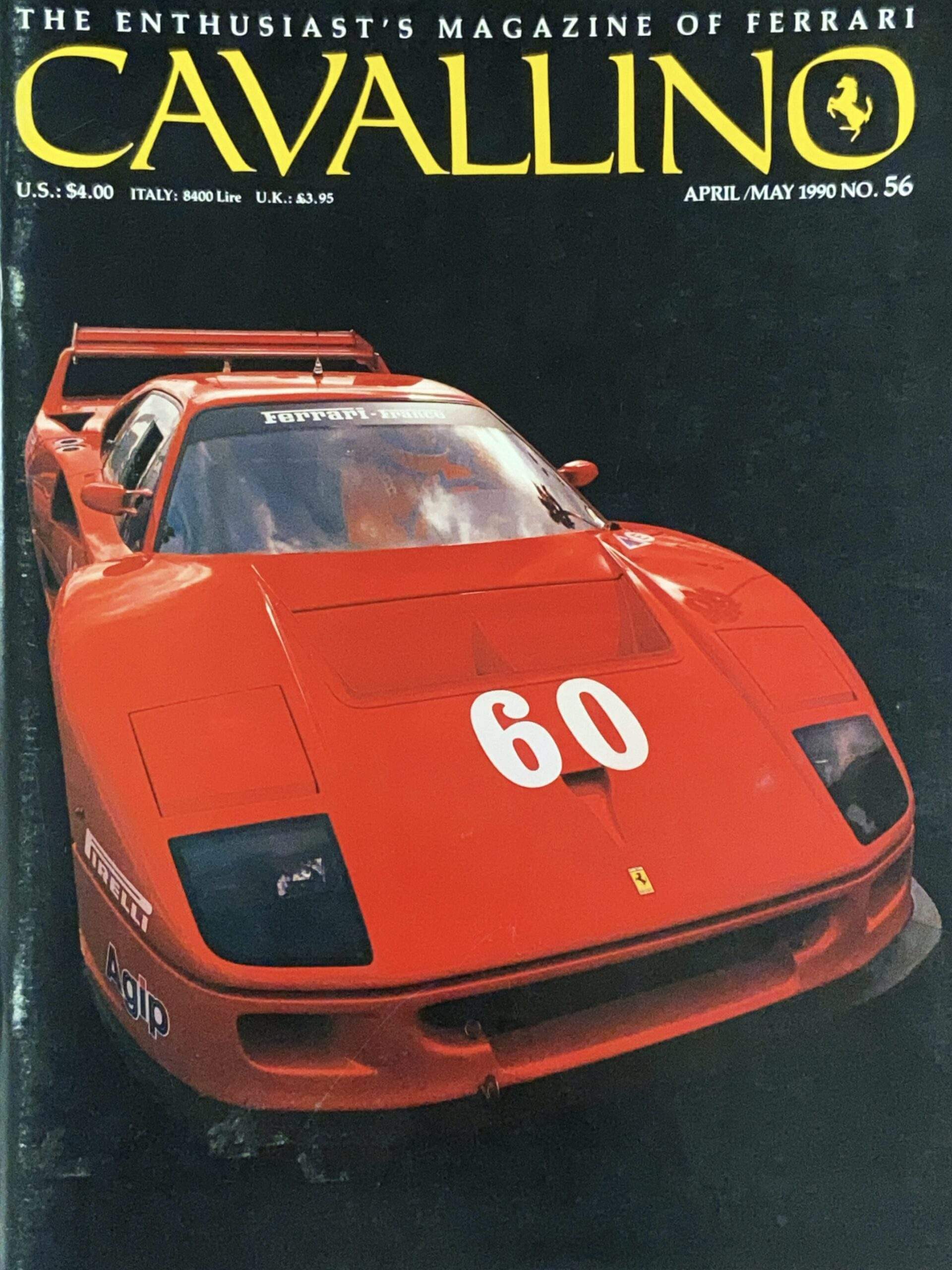 Cavallino Magazine For Ferrari Enthusiasts N.56/1990