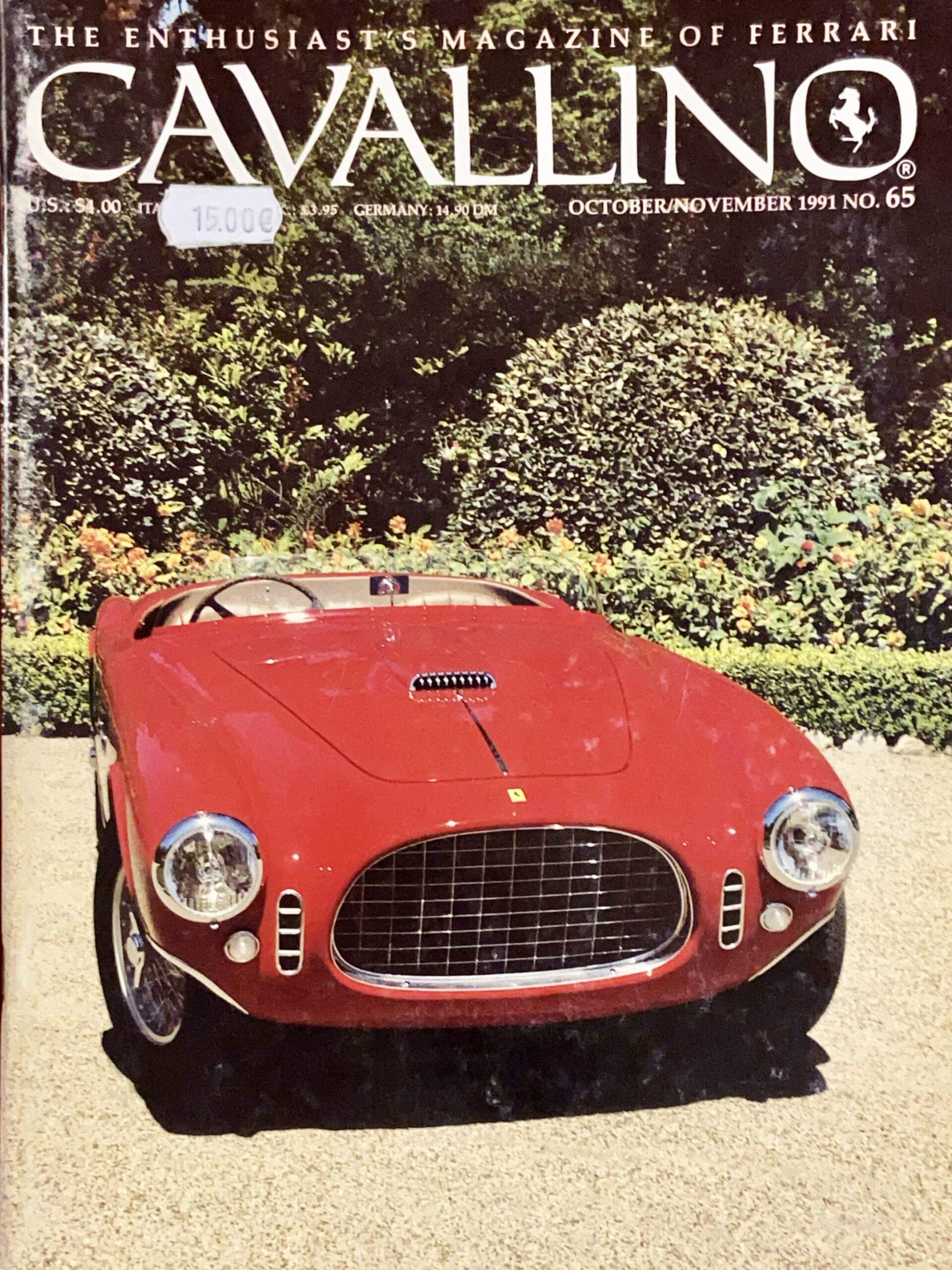 Cavallino Magazine For Ferrari Enthusiasts N.65/1991