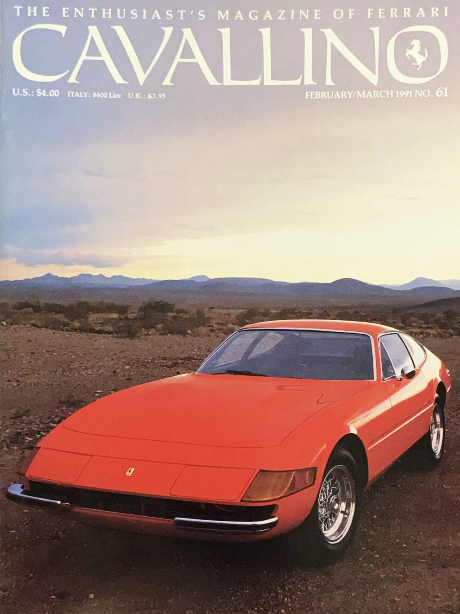 Cavallino Magazine For Ferrari Enthusiasts N.61/1991